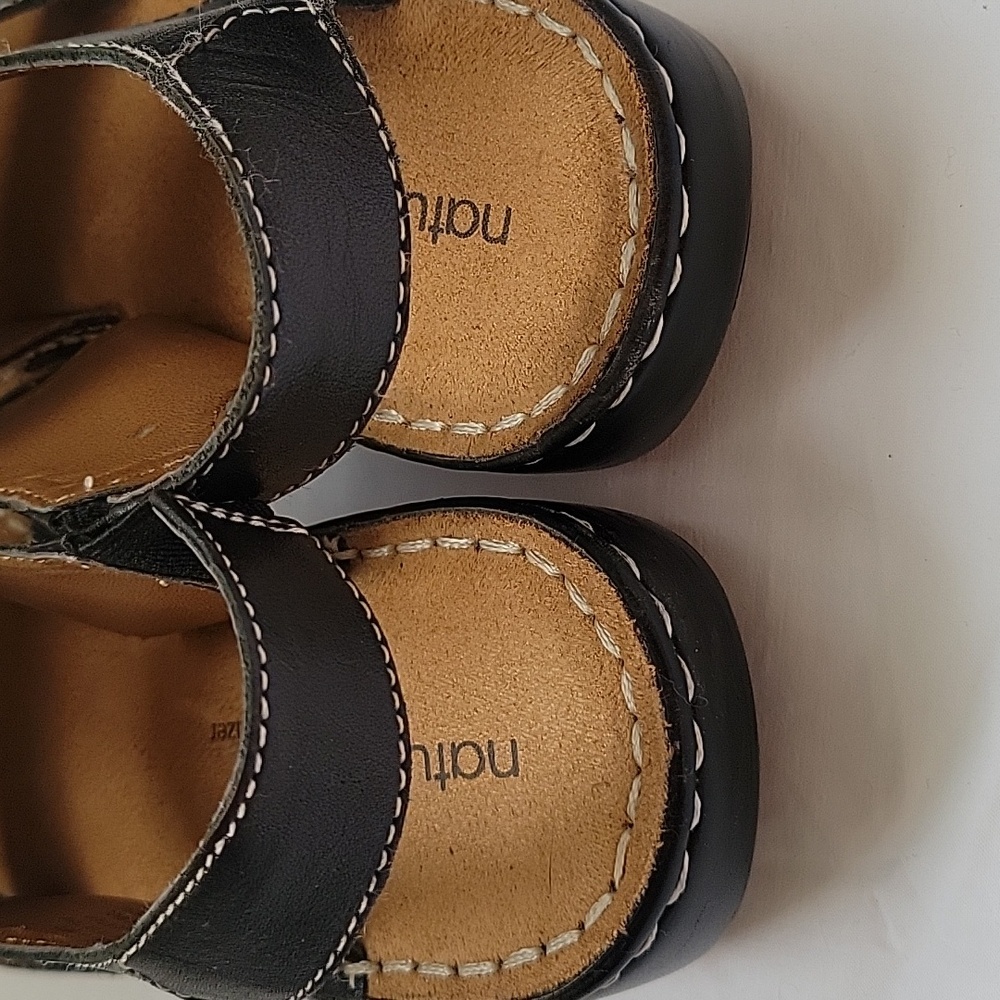 NATURALIZER Natural Soul. Sandal Black Leather. Size 6.5 - Picture 8 of 17